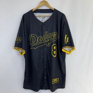 KOBE BRYANT Los Angeles Dodgers Jersey Lakers Night Size XL